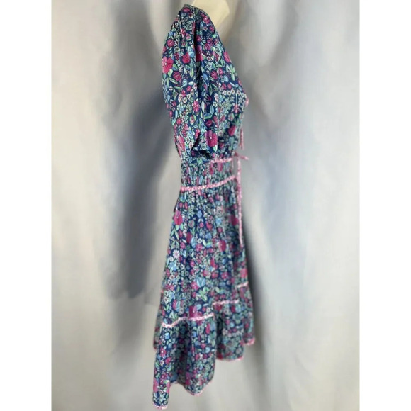 NWT Shoshanna Tiska Blue Floral Bohemian Dress $339 - Picture 10 of 13
